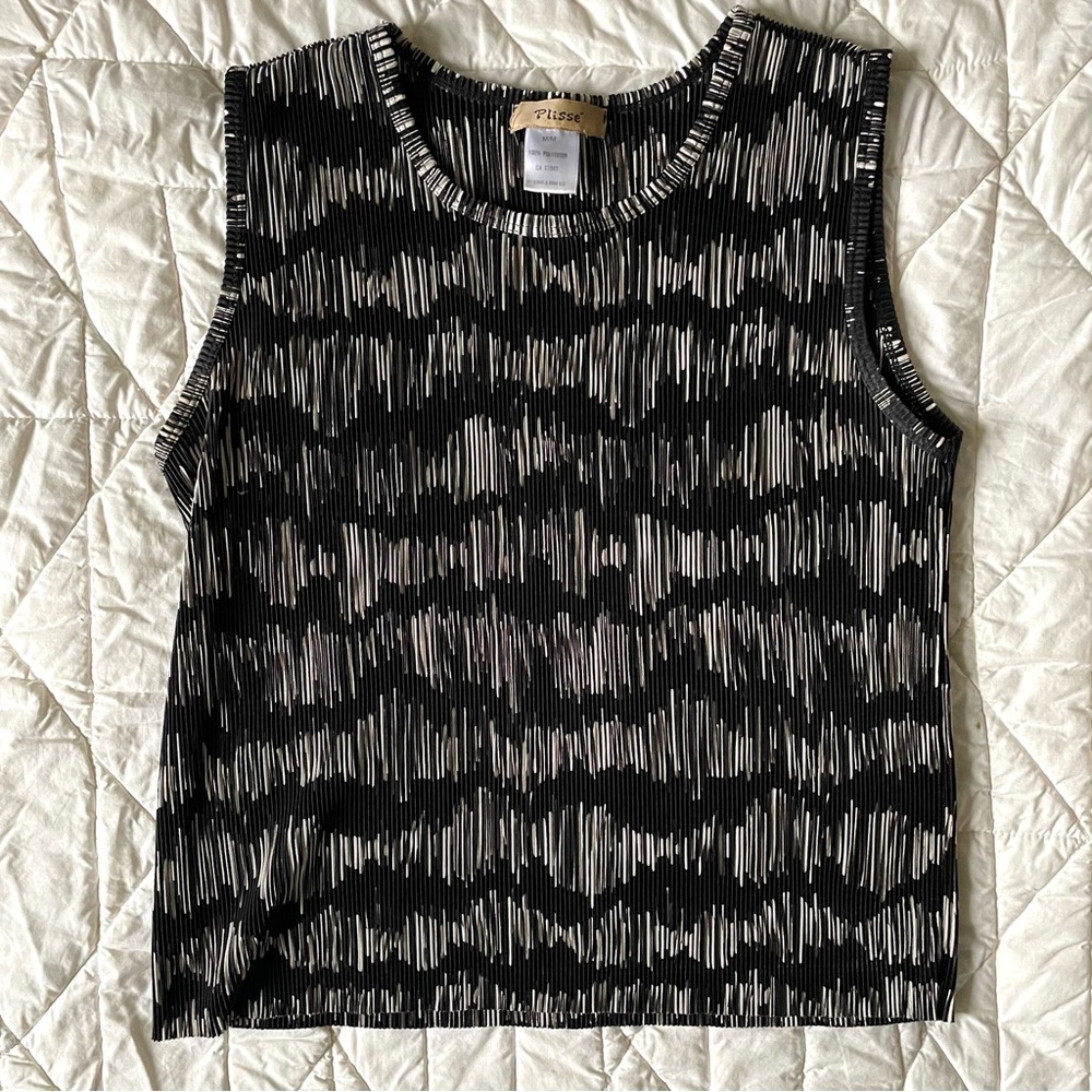 Vintage Plisse Top